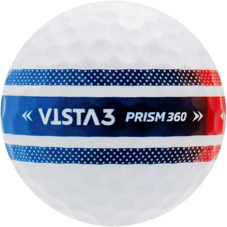 LostGolfBalls - Volvik Vista Color Prism Golf Balls, Mint Quality, AAAAA Condition, 12 Golf Balls