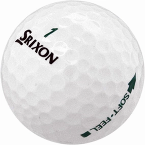 LostGolfBalls - 36 Srixon Soft Feel Golf Balls in Mint Condition, Recycled Used Golf Balls, AAAAA Quality, White