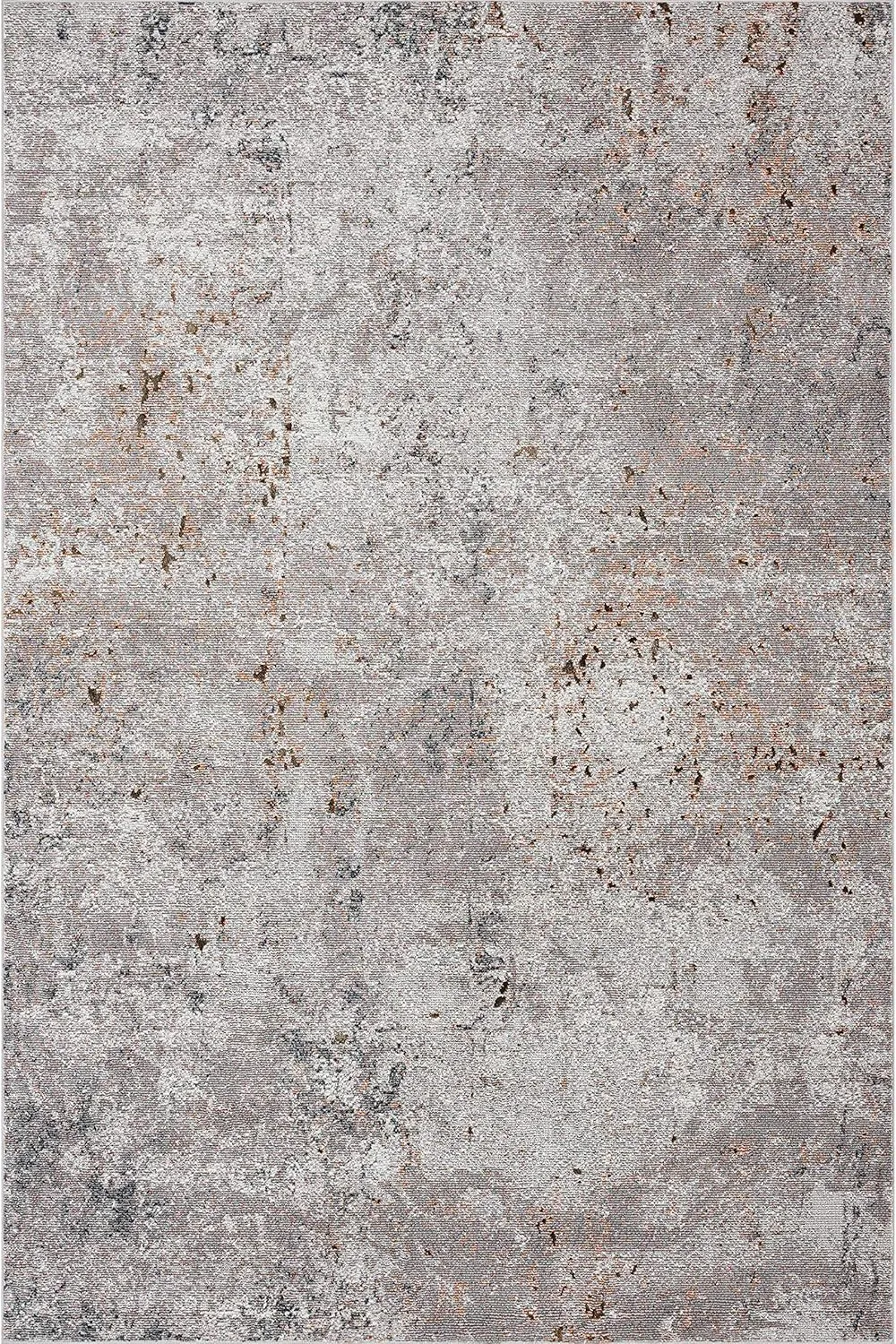LR Home Indoor 5x8 Area Rugs for Home Decor | Turkish Rugs for Living Room, Bedroom, playroom, entryway, Office | Modern Farmhouse Boho Area Rug for Room Decor | Gray/Cream