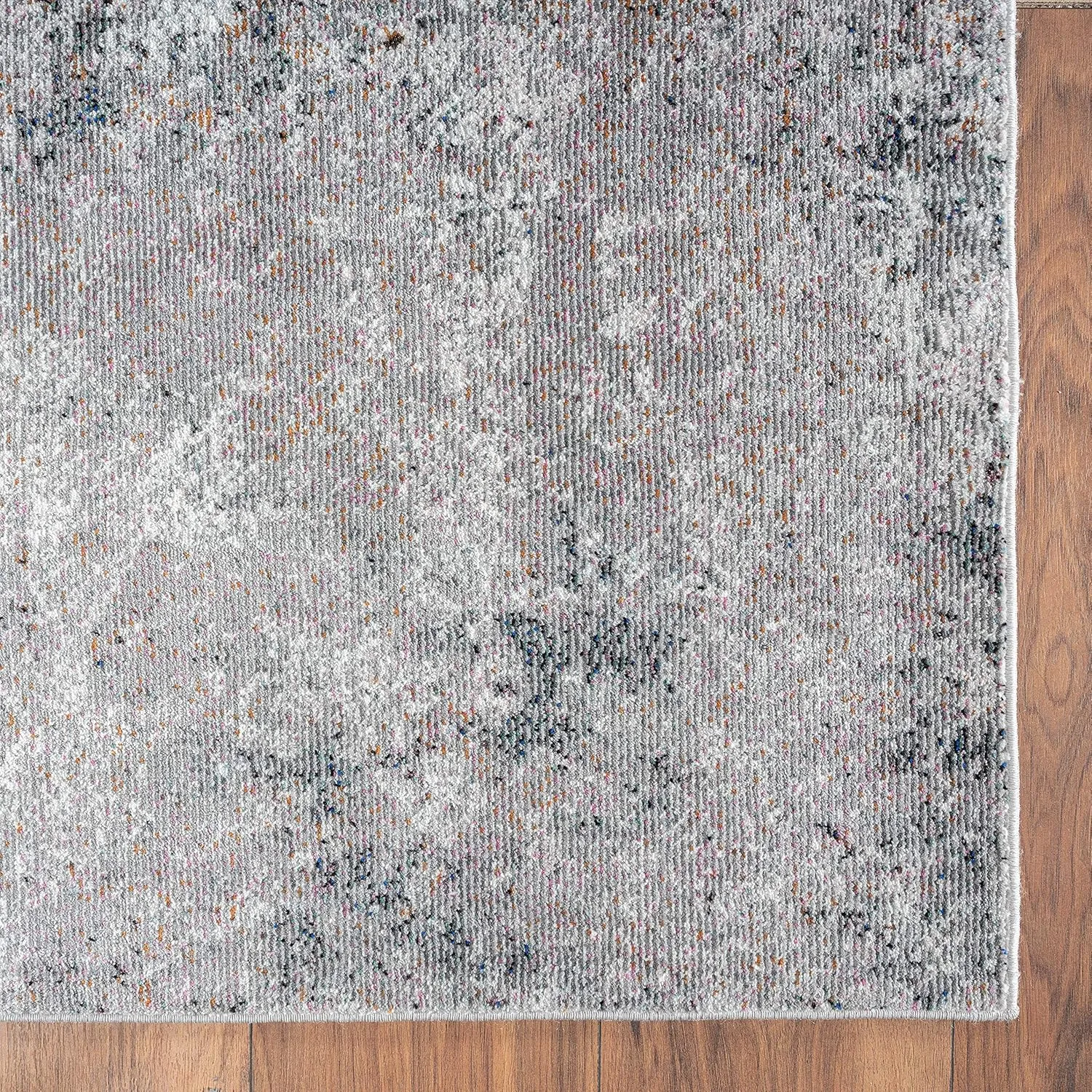 LR Home Indoor 5x8 Area Rugs for Home Decor | Turkish Rugs for Living Room, Bedroom, playroom, entryway, Office | Modern Farmhouse Boho Area Rug for Room Decor | Gray/Cream