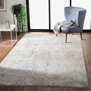 LR Home Indoor 5x8 Area Rugs for Home Decor | Turkish Rugs for Living Room, Bedroom, playroom, entryway, Office | Modern Farmhouse Boho Area Rug for Room Decor | Gray/Cream