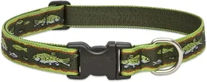 LupinePet Originals 1" Brook Trout 16-28" Adjustable Collar for Large Dogs