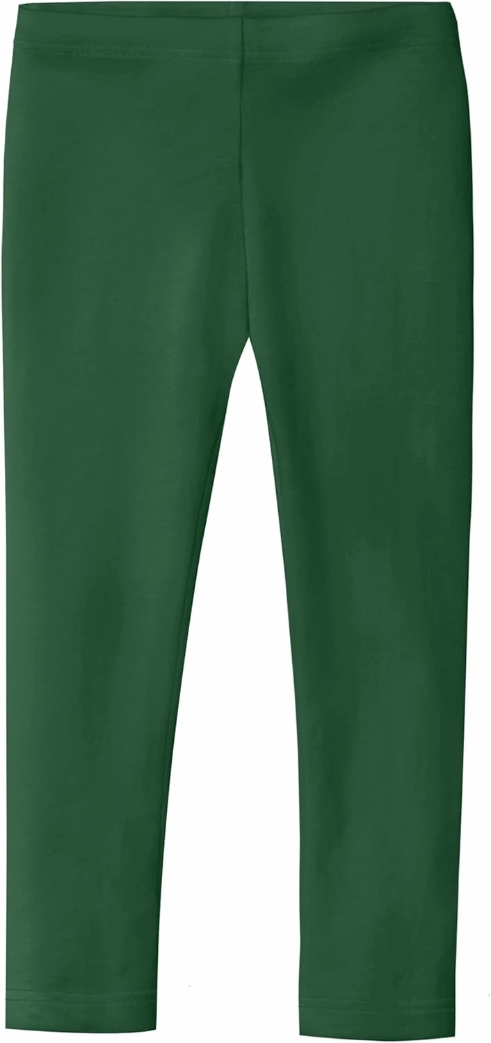 Made in USA Girls Leggings in 100% Cotton for School Uniform or Play for Sensitive Skin SPD Sensory Friendly Clothing