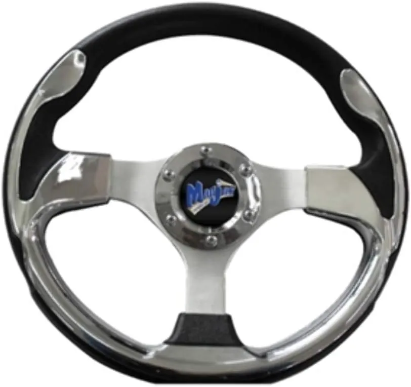 MADJAX Ultra2 Golf Cart Steering Wheel for EZGO Club Car Yamaha Golf Carts | 13 Inch Steering Wheel