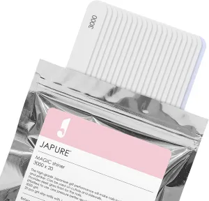 Magic Shiner Professional Nail File - 3000 Grit Ultra Fine Buffer for Mirror Shine - 20pcs Salon Quality Nail Polishing Tools - Premium Nail Finishing Kit