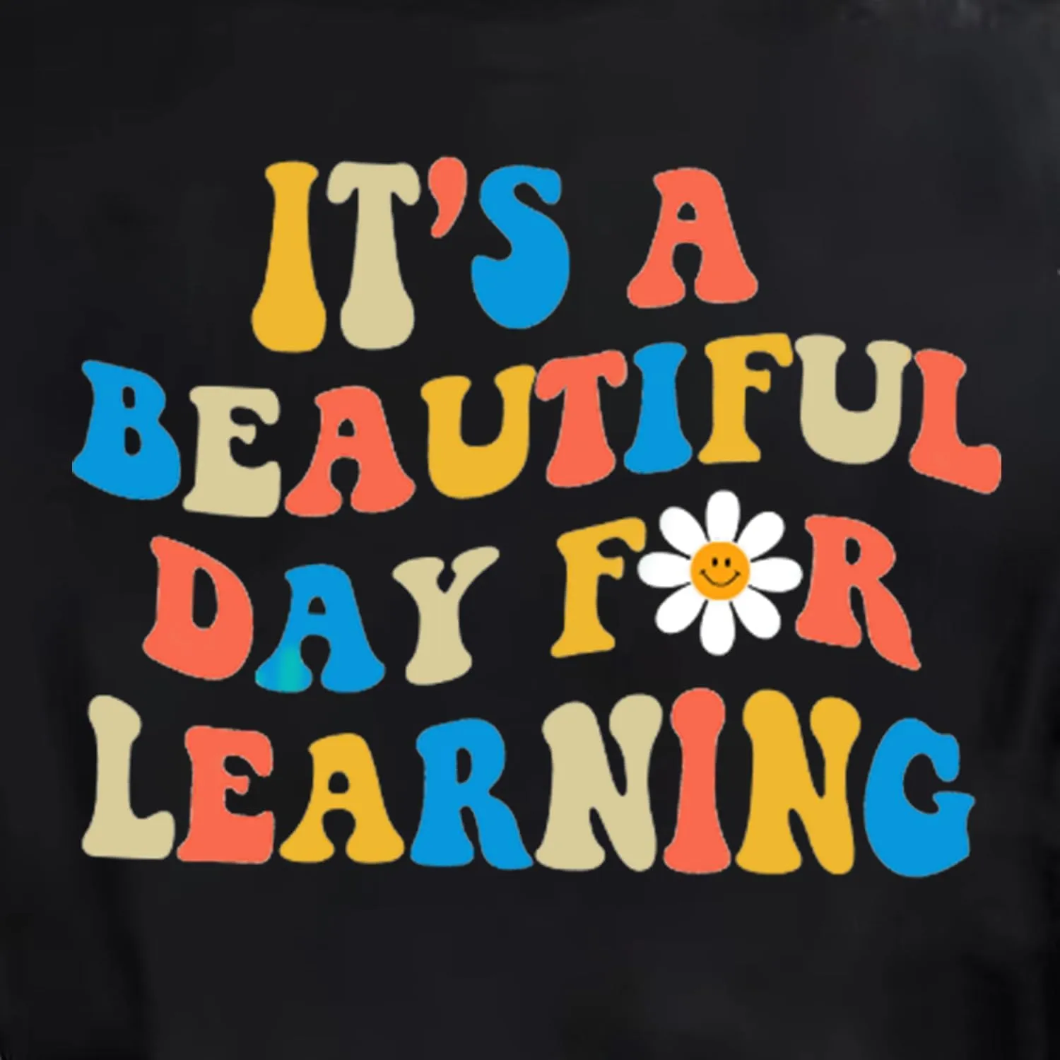 MAIHUN Women Teacher Life Shirt Teacher Gift Short Sleeve Shirts It s a Beautiful Day for Learning T-Shirt