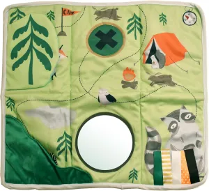 Manhattan Toy Camp Acorn Sensory Activity Play Mat with Tethered Teether Baby Toy