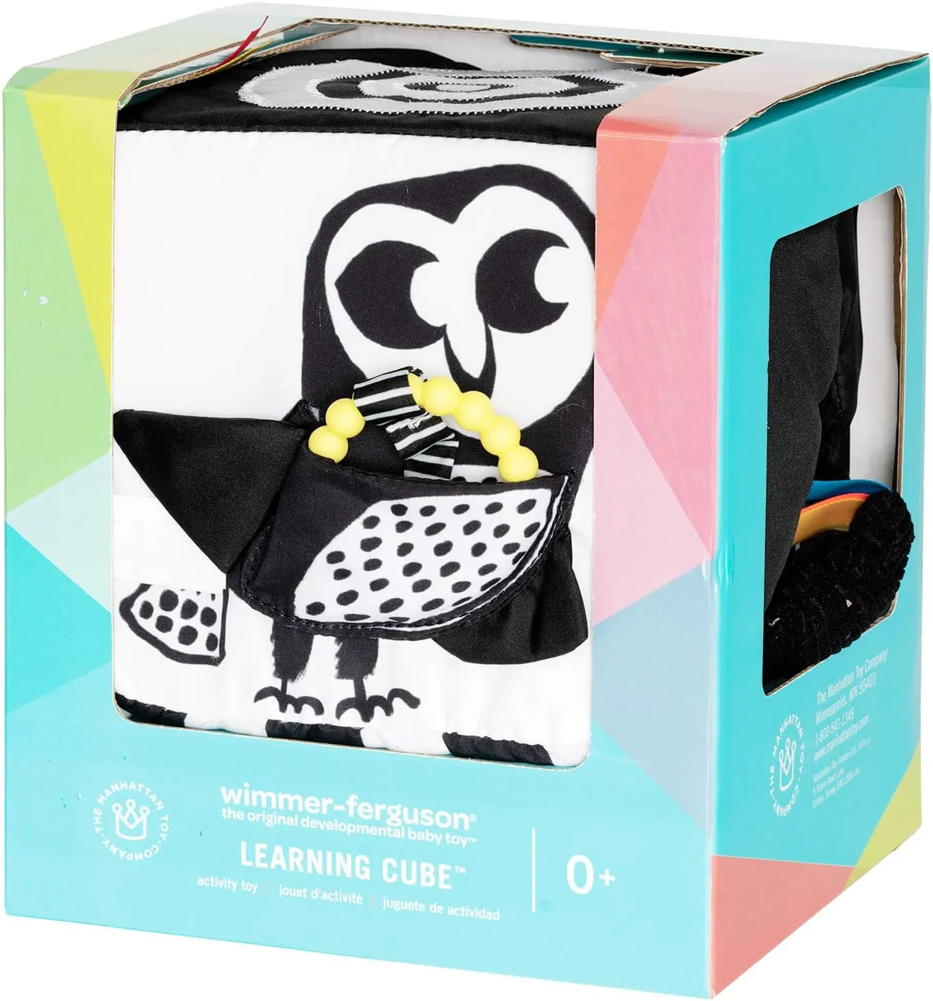 Manhattan Toy Wimmer-Ferguson Learning Cube Multisensory Soft Baby Activity Toy