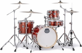 Mapex Mars 4-Piece Bop Shell Pack w/ 18" Bass Drum - Blood Orange Sparkle (MA486SOR)