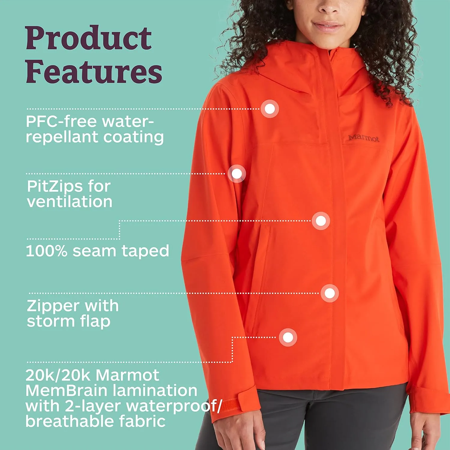 MARMOT Women's Precip Eco Pro Jacket