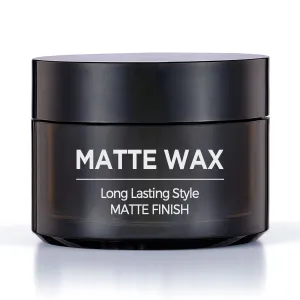 Matte Hair Wax For All Hair Type, Pomade For Men All-Day Hold Hair Styling Pomade, Firm Hold＆Matte Finish, Premium Men`s Hair Styling Clay（4oz）