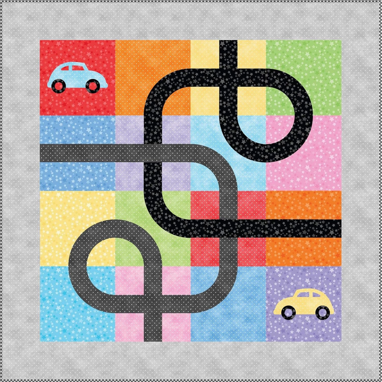 Maywood Studio Playtime Flannel Quilt Kit, Assorted
