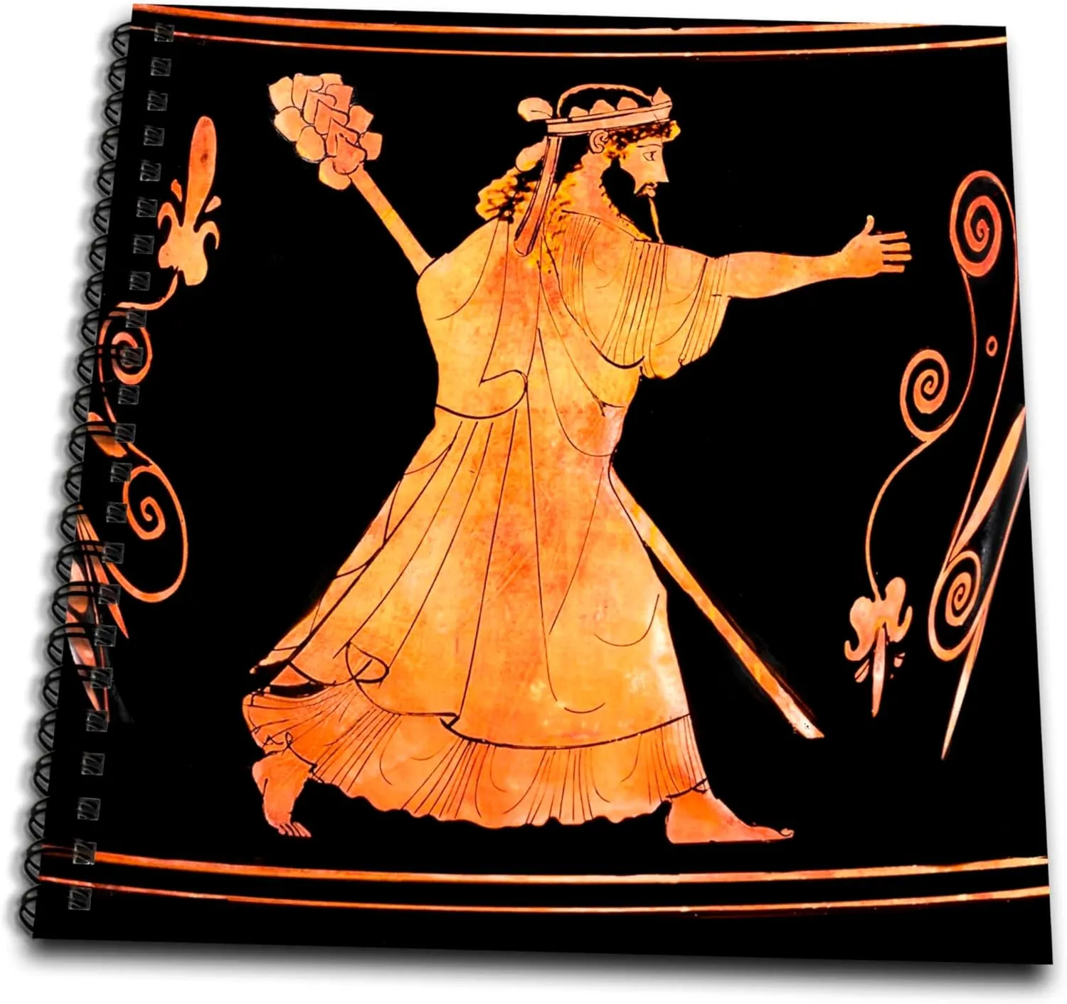 Memory Book 12 x 12 inch - Dionysus Bacchus Greco-Roman God Classics Dionysos Ancient Greek Art Vintage Art