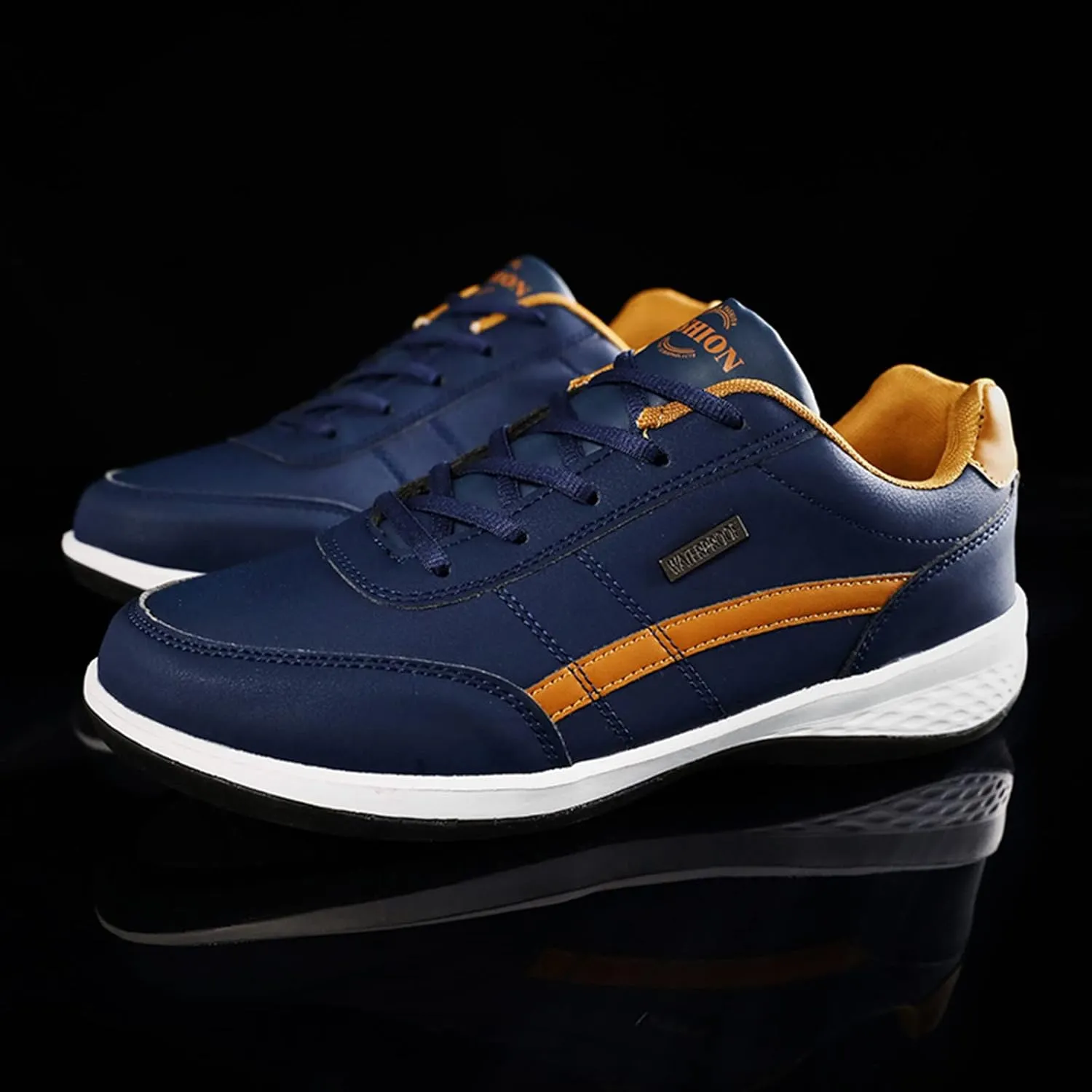 Men Wedge Heel Soft Sole Soft Sole Round Toe Breathable Running Western Shoes Fashion Mens Suede Classic Sneaker