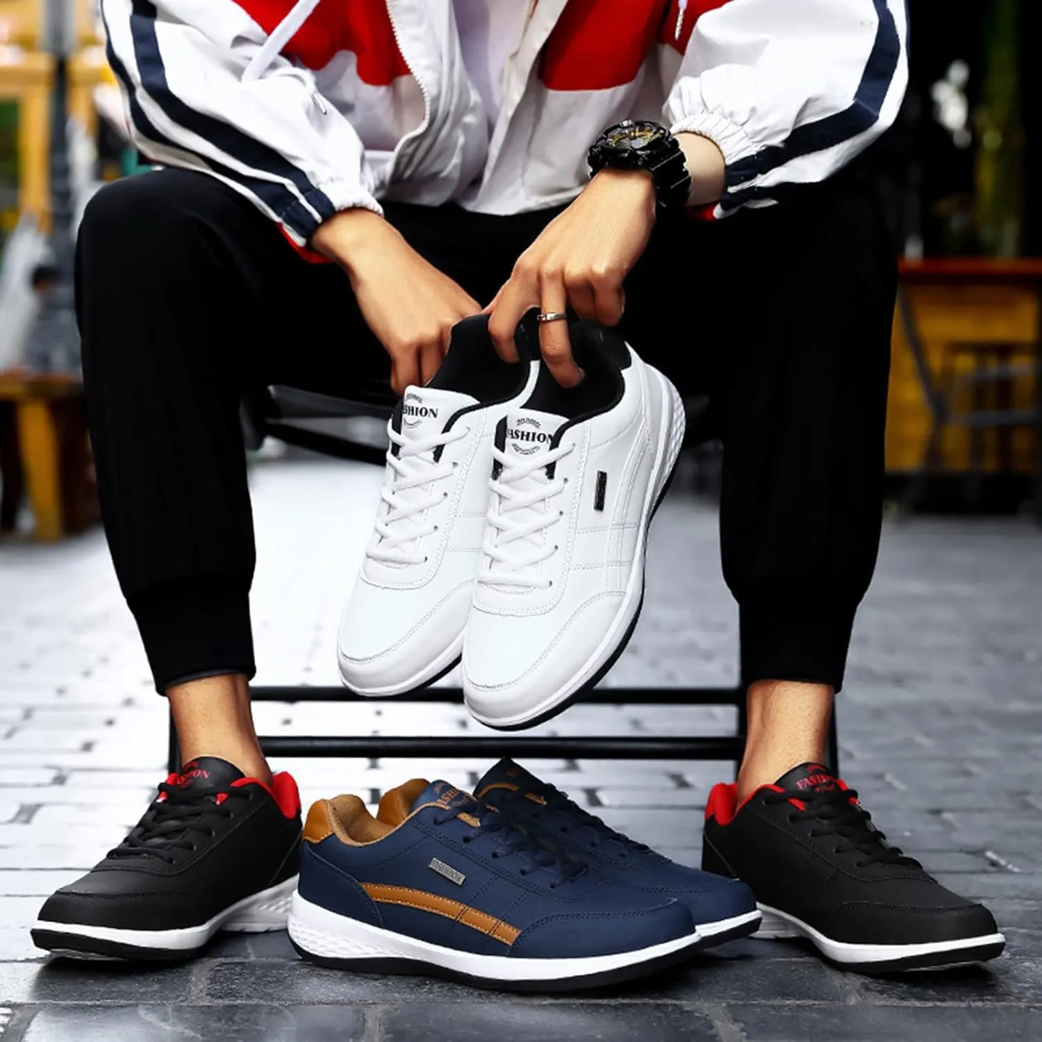 Men Wedge Heel Soft Sole Soft Sole Round Toe Breathable Running Western Shoes Fashion Mens Suede Classic Sneaker