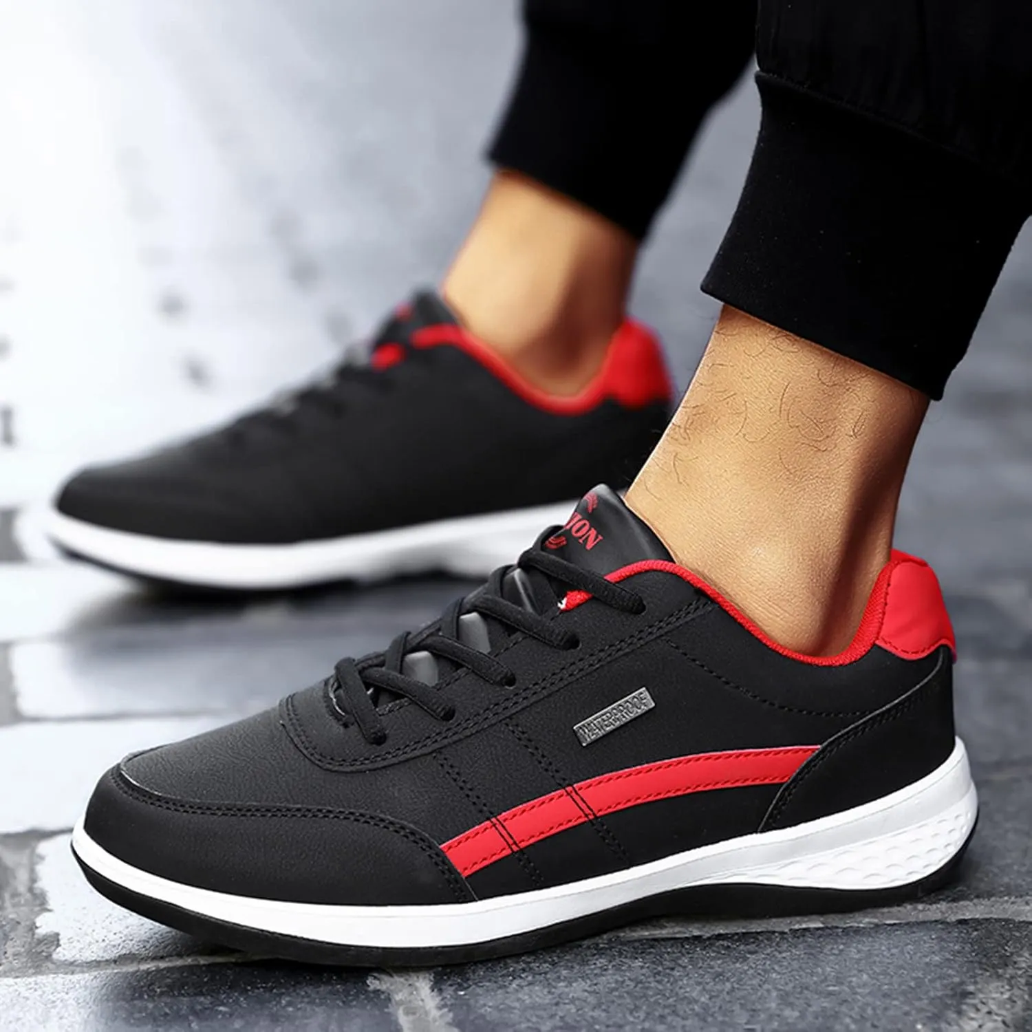 Men Wedge Heel Soft Sole Soft Sole Round Toe Breathable Running Western Shoes Fashion Mens Suede Classic Sneaker