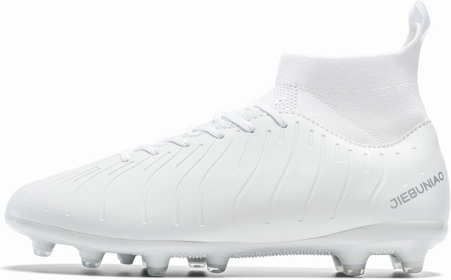 Men's Women's Soccer Shoes High-Tops Lace-Up Non-Slip Spikes Outdoor Sports Athletic Football Cleats