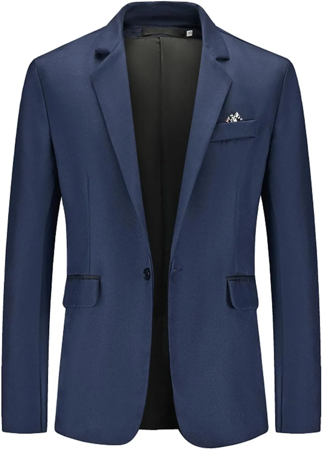 Men's Blazer Jacket Lightweight Casual Sport Coat Classic One Button Stretch Blazer Suit Jacket Sport Coat