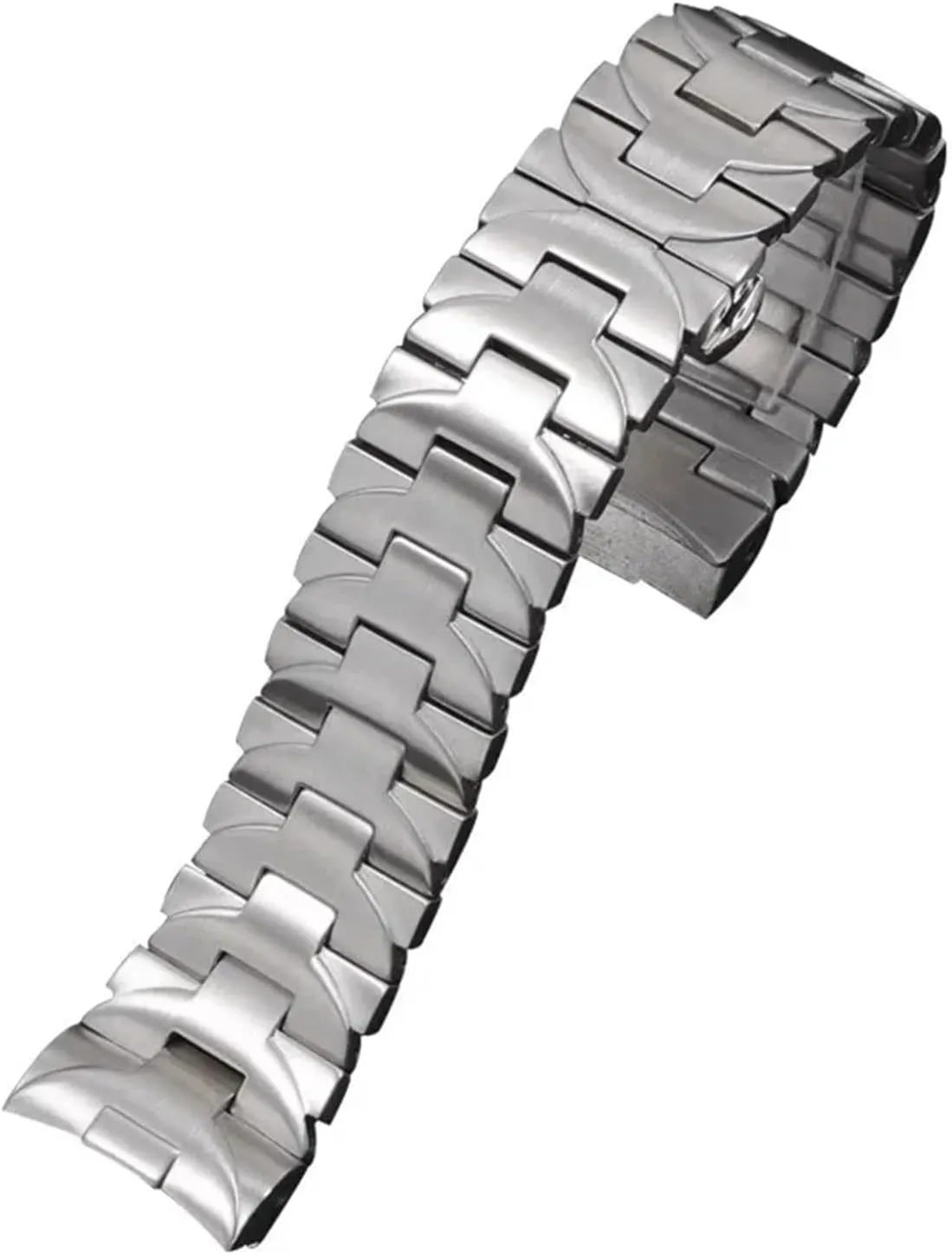 Men's Business Stainless Steel Watch Strap Accessories Wristband 24mm Accessories With Tool Quick Release