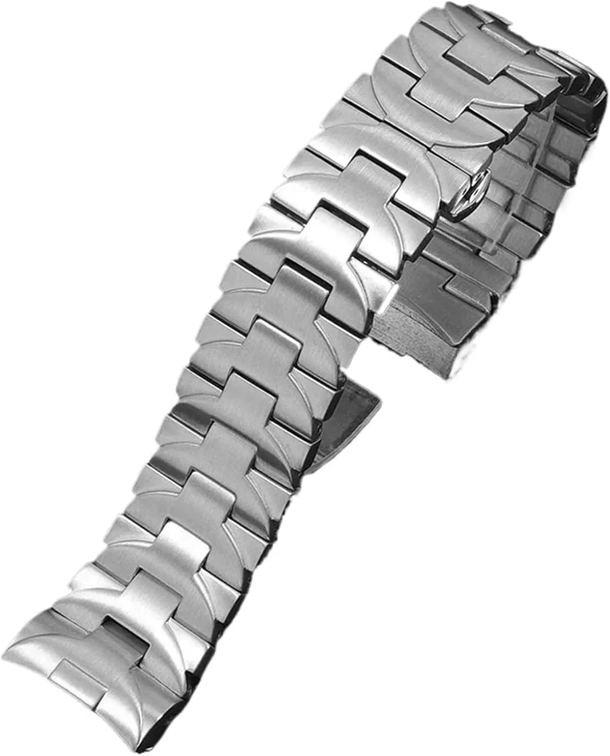 Men's Business Stainless Steel Watch Strap Accessories Wristband 24mm Accessories With Tool Quick Release