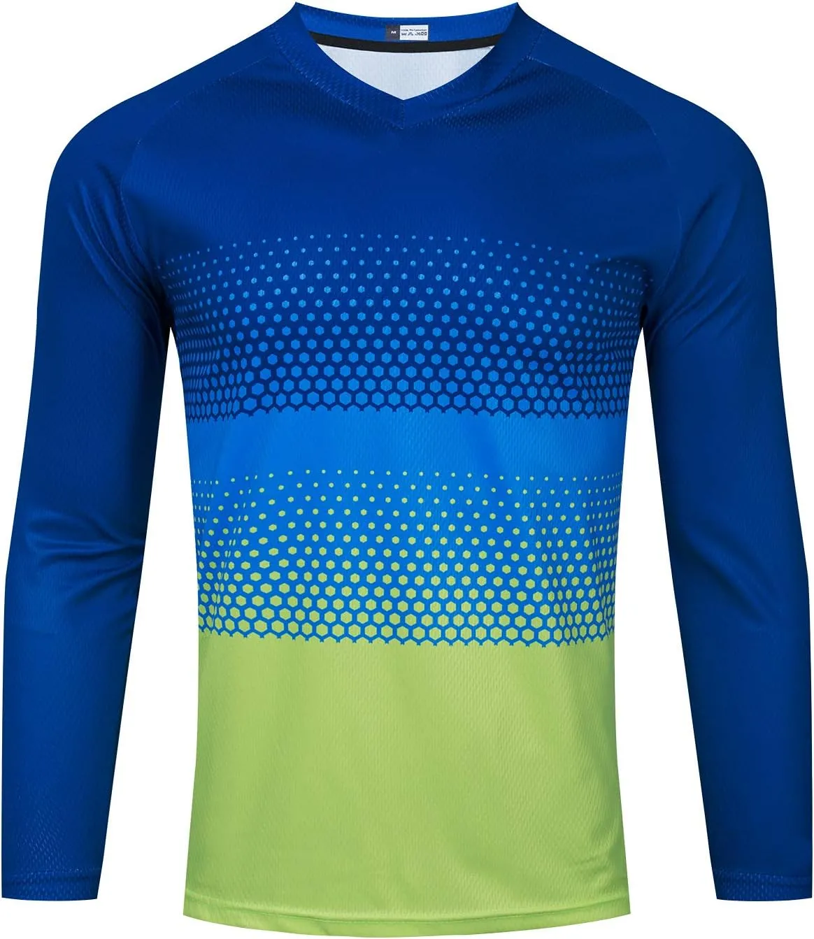 Men's Mountain Bike Jersey Long Sleeve Off-Road Clothing Downhill&Motocross Shirts Breathable/Moisture-Wicking Tops
