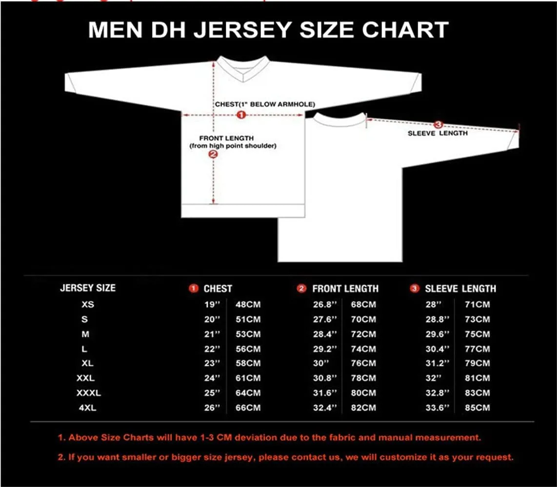Men's Mountain Bike Jersey Long Sleeve Off-Road Clothing Downhill&Motocross Shirts Breathable/Moisture-Wicking Tops