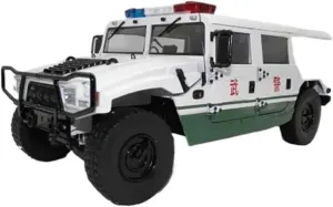 Metal Car Model 1:18 for Armored Vehicle Armed Police Version Alloy Simulation Car Model Die-cast Hobby Collection Die Cast Vehicles