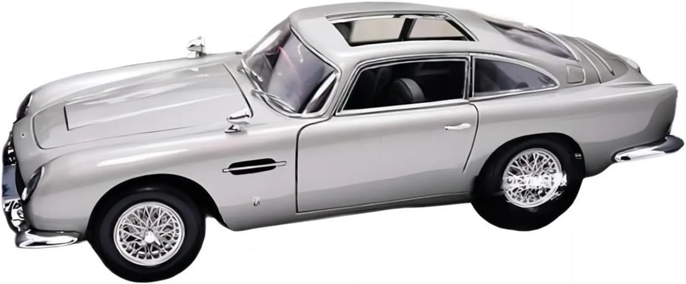 Metal Car Model 1:18 for Aston Martin DB5 First Edition 007 Collection Car Model Miniature Die-cast Vehicle Souvenirs Die Cast Vehicles