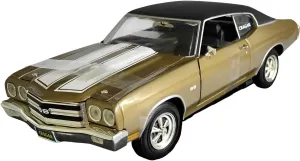 Metal Car Model 1:18 for Chevrolet 1970 Classic Retro Car Model Alloy Vehicles Adult Collector Souvenir Die Cast Vehicles