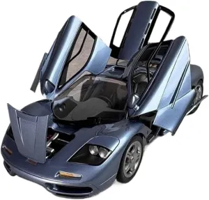 Metal Car Model 1:18 for McLaren F1 XP5 Ice Blue Supercar Simulation Car Model Finished Vehicle Collection Die Cast Vehicles