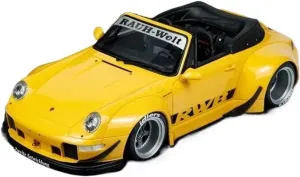 Metal Car Model 1:18 for Porsche RWB Bodykit Nohra 2023 Simulation Resin Model Fans Collection Home Decoration Die Cast Vehicles