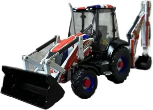 Metal Car Model 1:32 for 3CX Excavator Loader Car Model Edition Emulation Alloy Vehicle Collection Die Cast Vehicles