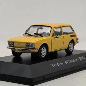 Metal Car Model 1:43 for Volkswagen Brasilia 1976 Replica Vehicles Model Classic Cars Collection Souvenirs Die Cast Vehicles
