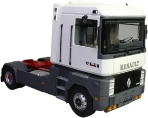 Metal Die Cast Toy Cars 1:18 Megane AE500 Tractor Trailer Resin Car Model Metal Ornament Collection for Home Or Office Décor