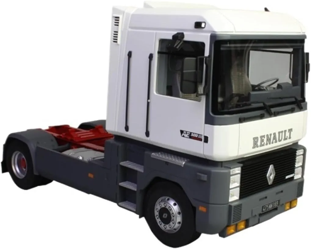 Metal Die Cast Toy Cars 1:18 Megane AE500 Tractor Trailer Resin Car Model Metal Ornament Collection for Home Or Office Décor