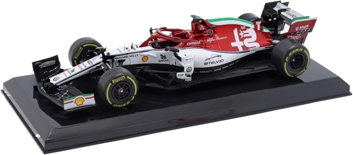 Metal Toy Vehicle 1/24 for Kimi Räikkönen 2019 C38 ARO Racing Alloy Rally Car Simulation Finished Collection Toys Scale Vehicles
