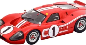 Metal Toy Vehicle 1/43 Alloy Racing Model for Ford GT40 MK2 Lemans 1967 Car Collection Ornament Metal Toy Scale Vehicles