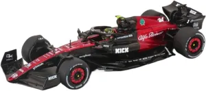 Metal Toy Vehicle 1/43 C43 Zhou Guanyu 2023 Australia Formula 1 Alloy Rally Car Simulation Finished Collection Toys Scale Vehicles