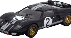Metal Toy Vehicle 1/43 Die-Made Racing Car Model for Ford MKII 24 Hours 1966 Le Mans Championship Car Collection Metal Toy Scale Vehicles