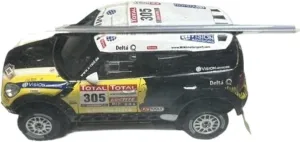 Metal Toy Vehicle Alloy Rally Car Model for BMW Mini Countryman 2012 Dakar Metal Vehicle Toy Collection Ornament 1/43 Scale Vehicles