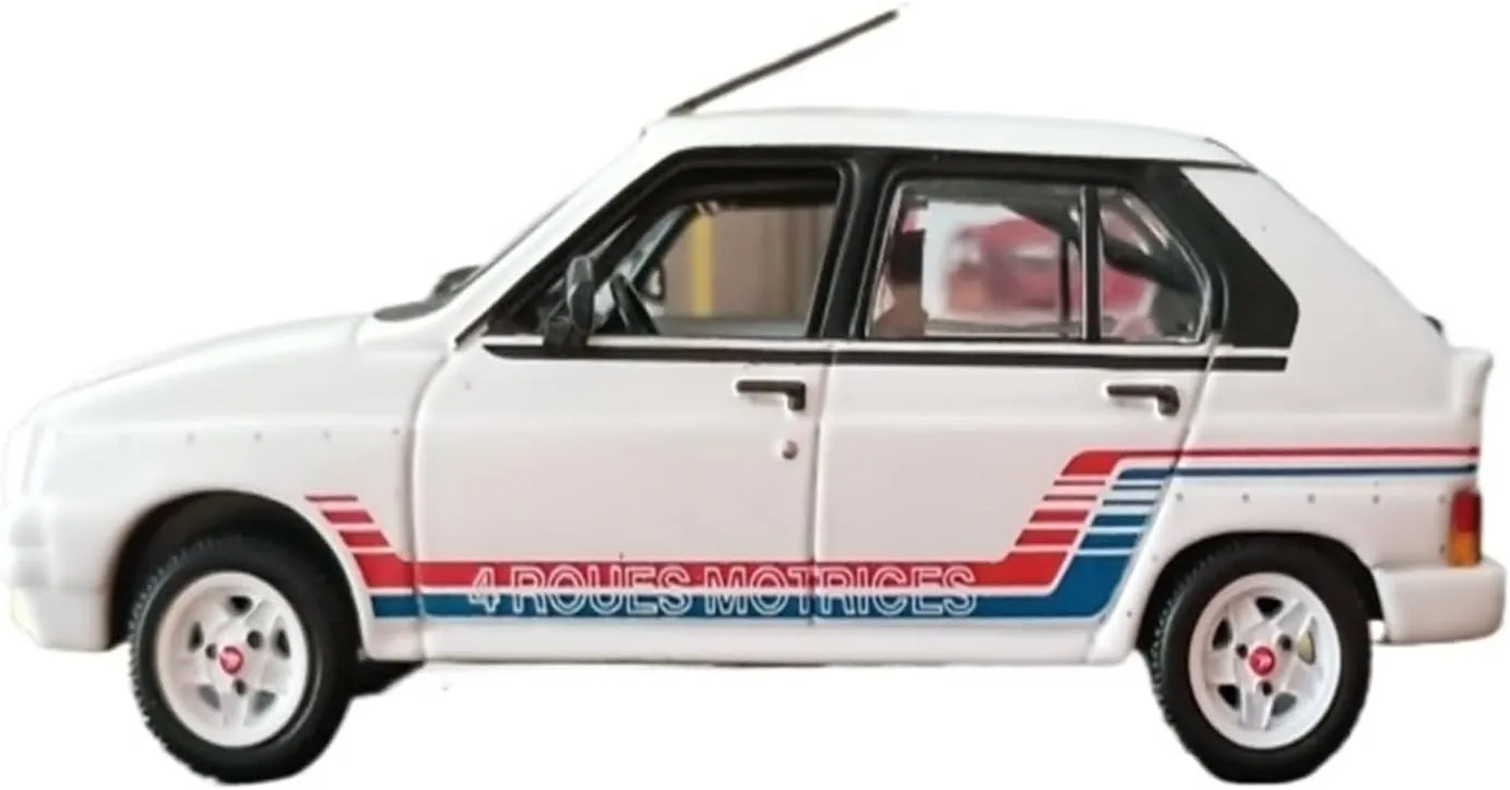 Metal Vehicles Toys 1/43 for Citroen Visa 1000 Pistes Alloy Car Models Mini Vehicle Toy Interior Decoration White Home Or Office Décor