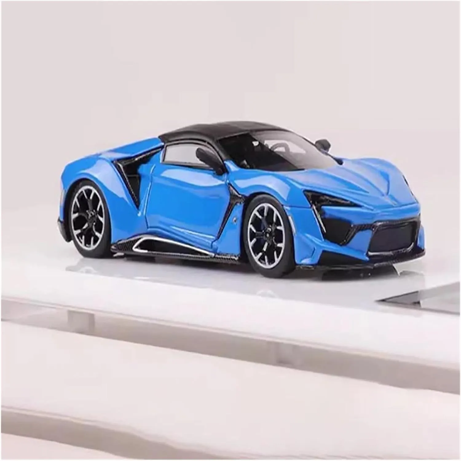 Metal Vehicles Toys 1:64 for Lyken Fenyr Supersport Resin Car Model Adult Boy Toy Collection of Artwork Souvenirs Home Or Office Décor(Black)