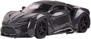 Metal Vehicles Toys 1:64 for Lyken Fenyr Supersport Resin Car Model Adult Boy Toy Collection of Artwork Souvenirs Home Or Office Décor(Black)