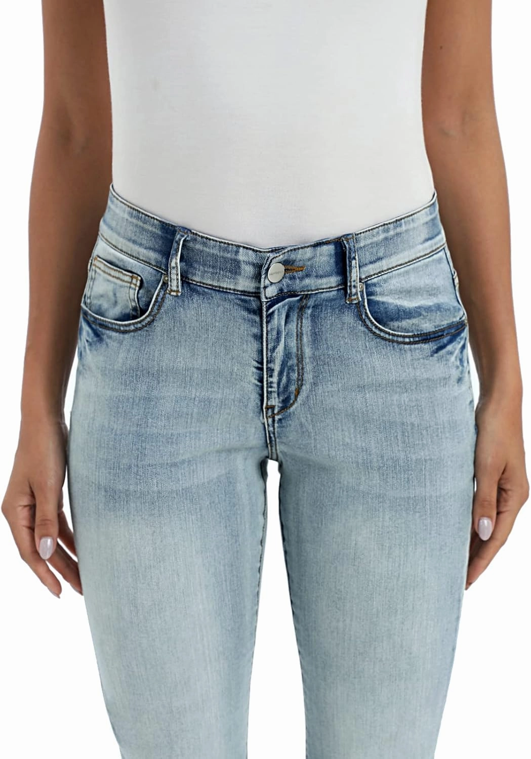 MetHera Women's Le Mel Classic Stretch Curvy Bootcut Jeans