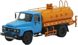 Mini Cars Replica 1:43 for EQ140 Tanker Truck Sprinkler Truck Scale Alloy Car Model Souvenir Entryway Ornaments Race Car Birthday Party Decorations