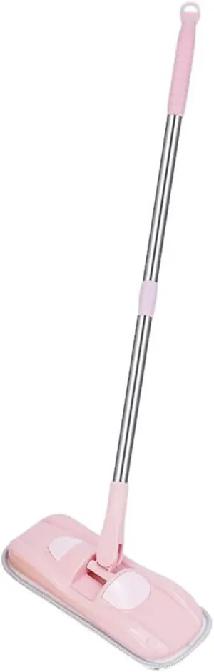 Mini Mop Small Mop for Kids Housekeeping Pretend Play Cleaning Toy Gift for Boys Girls (Pink)