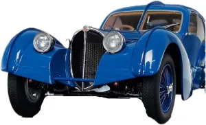 Miniature Models 1:18 Scale for Alto Bugatti 57SC Blue Metal Classic Car Model Collection Ornament Car Ornaments