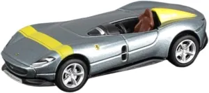 Miniature Models 1:64 Scale for Lally Monza SP1 Silver Alloy Sports Car Model Static Ornaments Car Ornaments