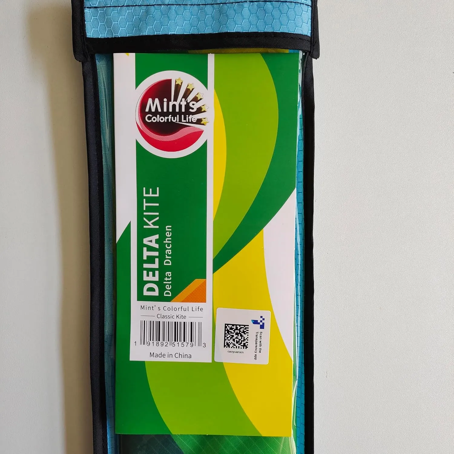 Mint's Colorful Life Delta Kite for Kids & Adults, Extremely Easy to Fly Kite, Best Kites for Beginner