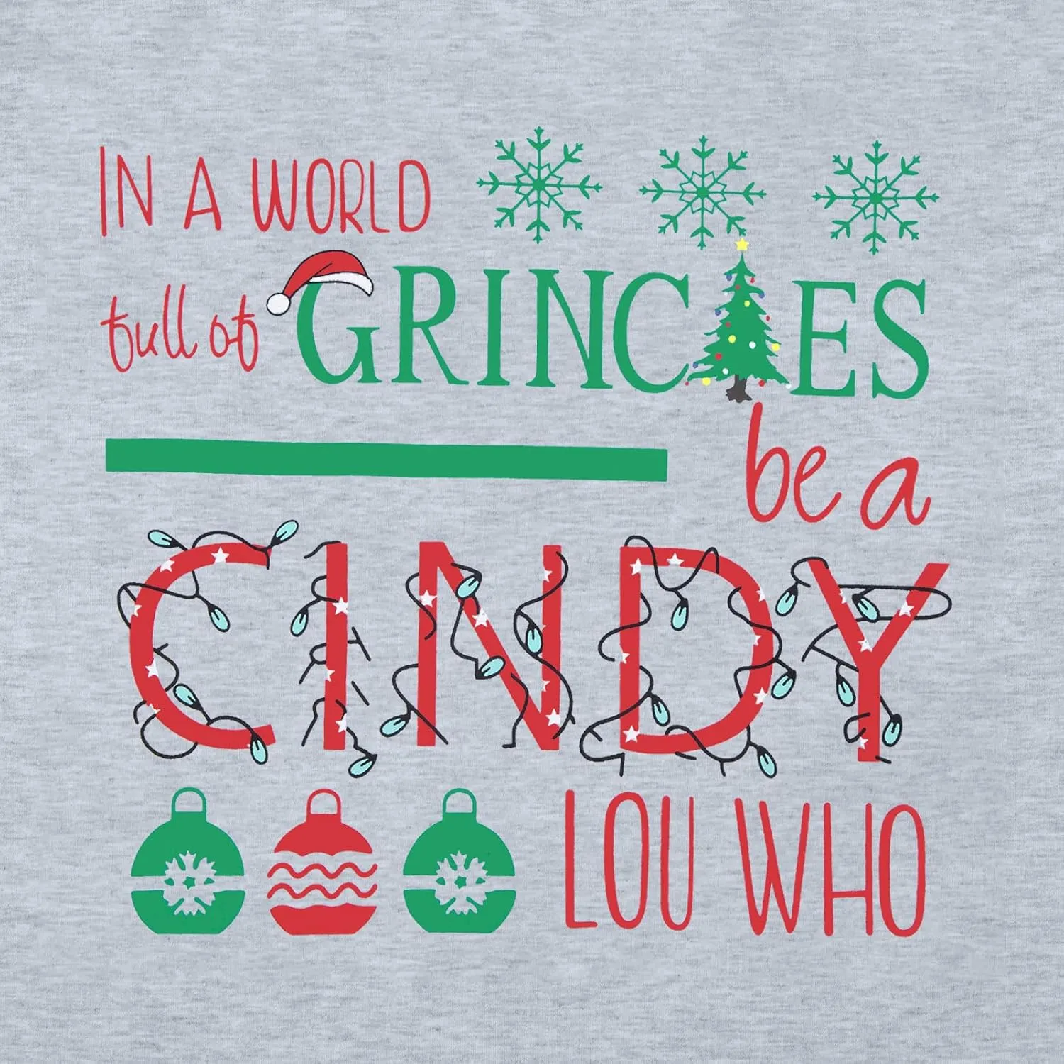 MNLYBABY Be A Cindy Lou Who T-Shirt Tee Christmas Raglan Long Sleeve Tops Splicing Baseball Tees Shirt for Women
